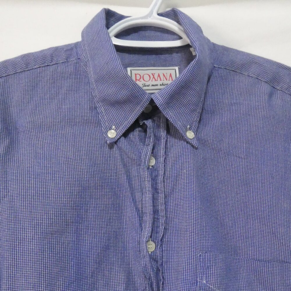 ROXANA - Just Man Shirt | XL - extra large | Classic Checkered Button-Up Shirt